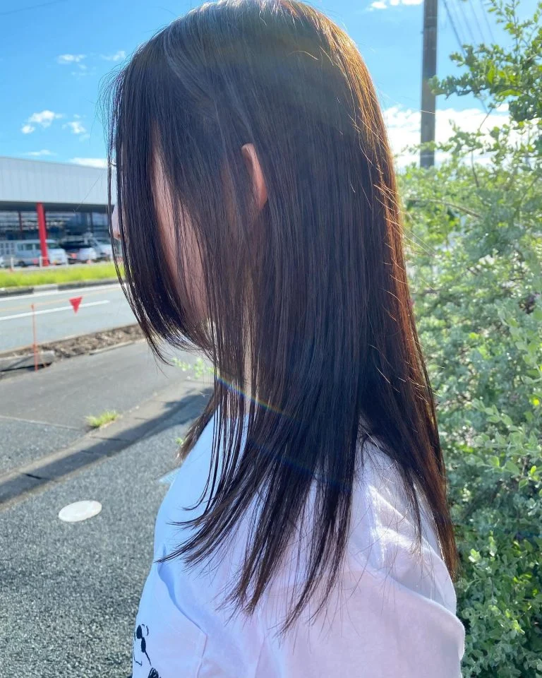 伸ばし中だけど、顔周り切って少しイメチェン🤗