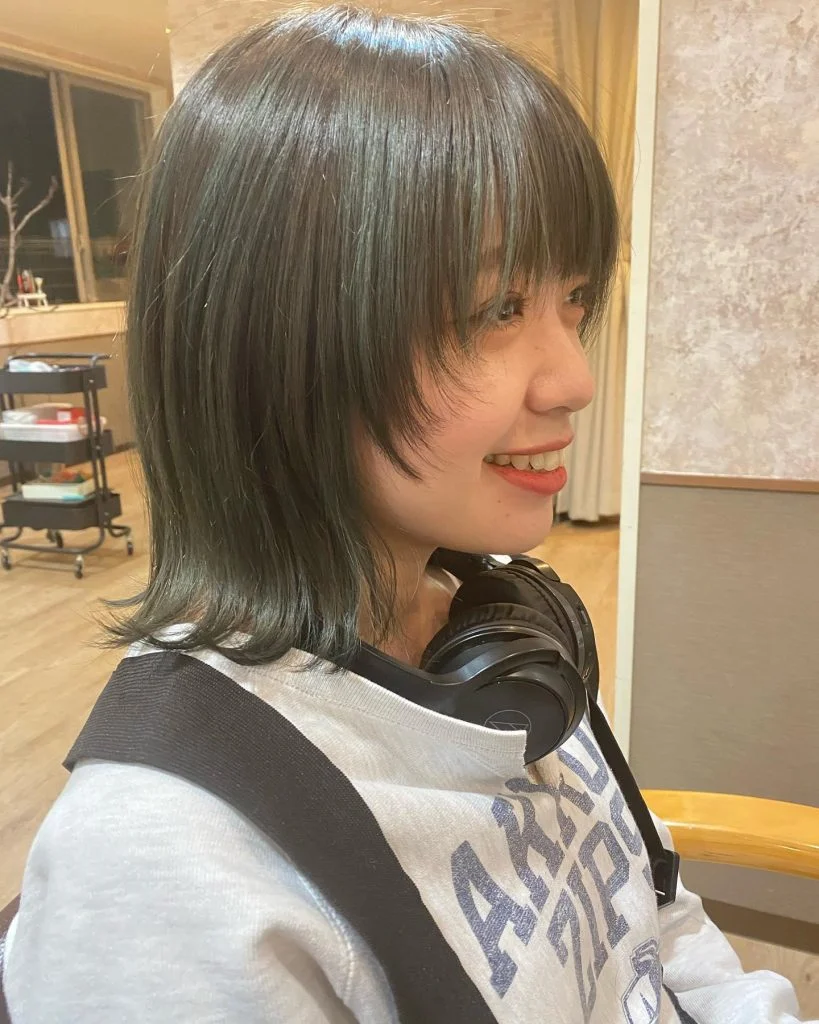 顔周りにレイヤー入れて😍