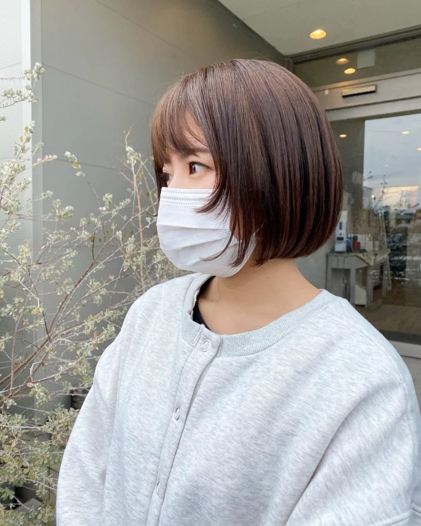 フェイスライン切って小洒落ボブ😍