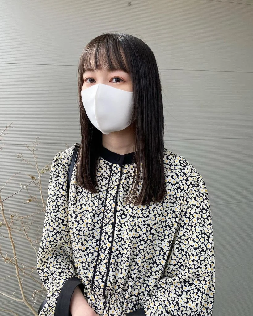 毛先のパッツと感が可愛い〜🥴