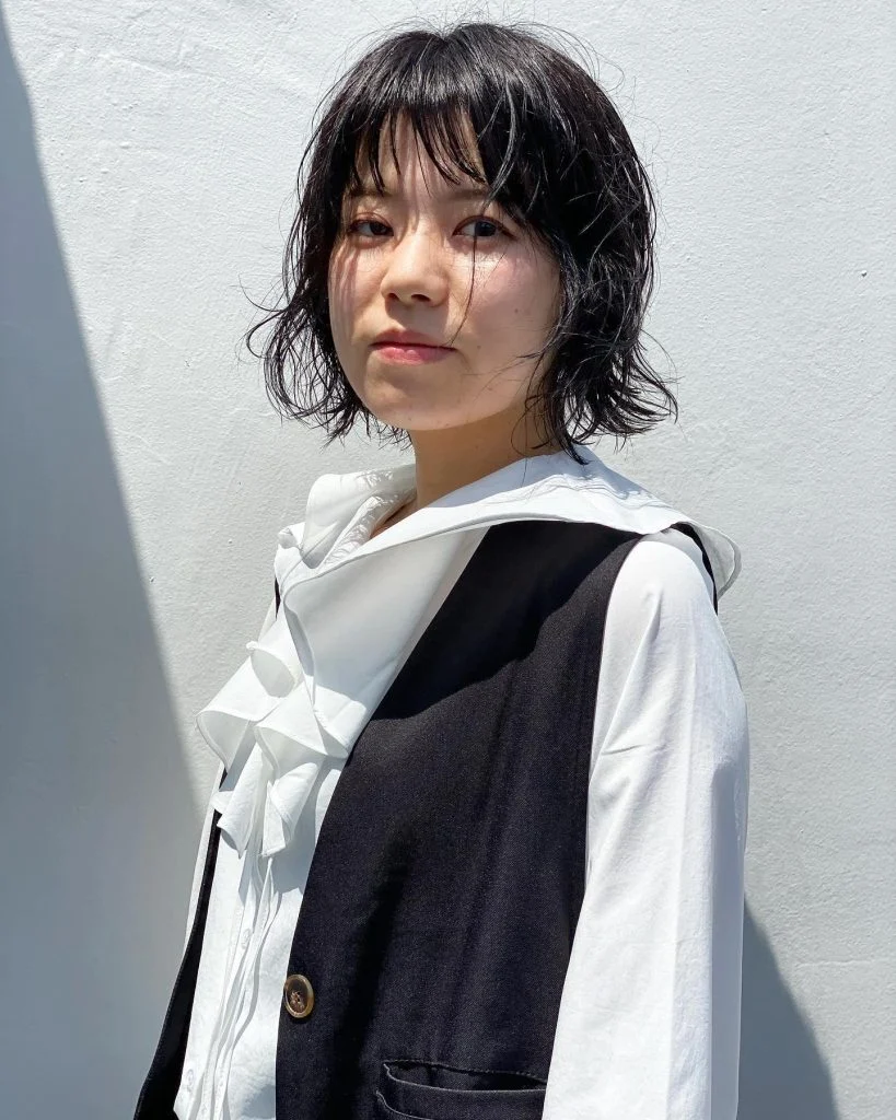 前回かけたデジタルパーマをいかして〜✂︎✂︎✂︎🌀🌀🌀