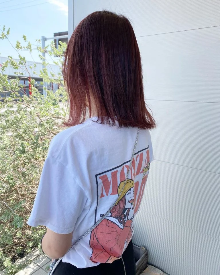 インナーカラーピンクとモアザTー🥴🥴🥴