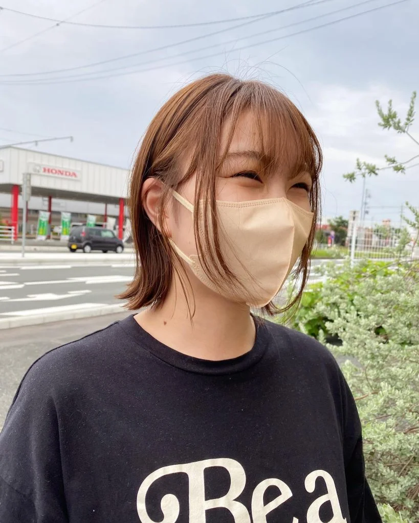 外ハネボブ✖︎ベージュ