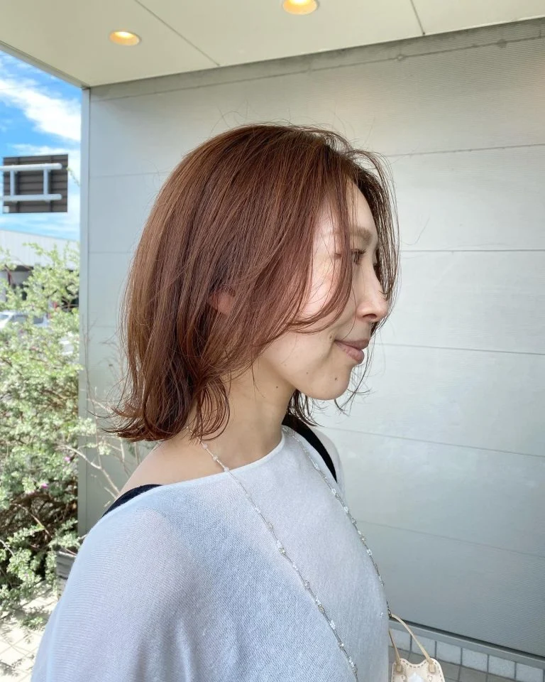 外ハネボブ✖︎ベージュ