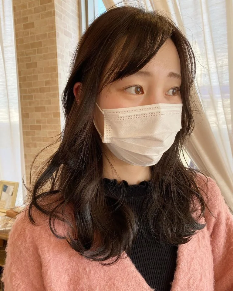 ダークグレージュ✖︎フェイスレイヤーでコテ巻き楽しみましょう〜😍