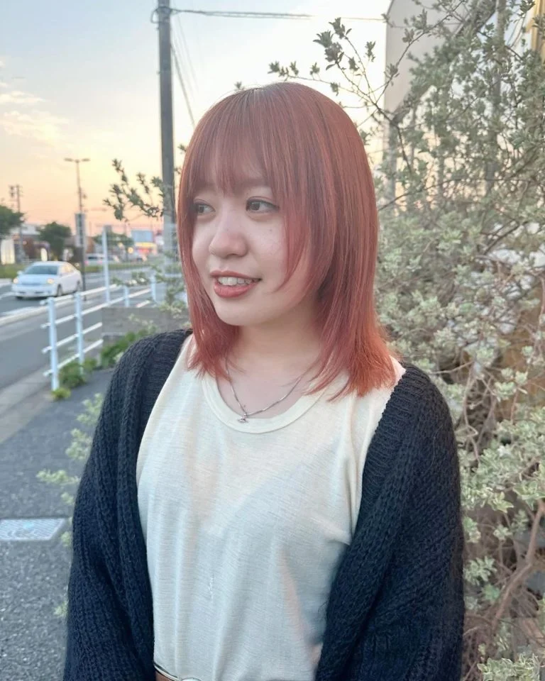 オレンジピンク🍊🧡🍊